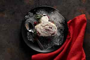 Free photo still life of cup of brazilian acai dessert