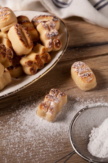 Free photo still life of delicious pastry