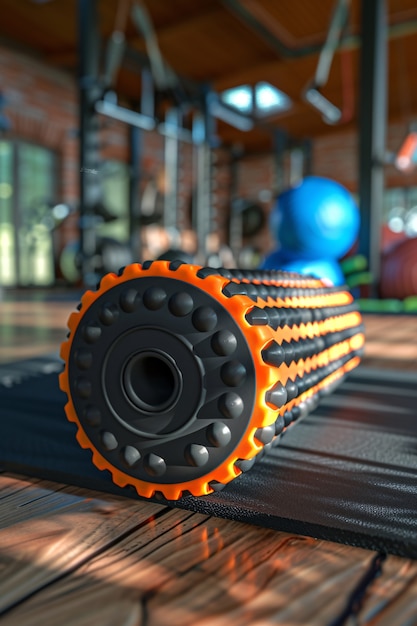 Free Photo still life of foam roller