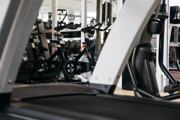 Still life of gym equipment