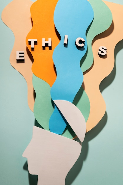 Free Photo still life illustrating ethics concept