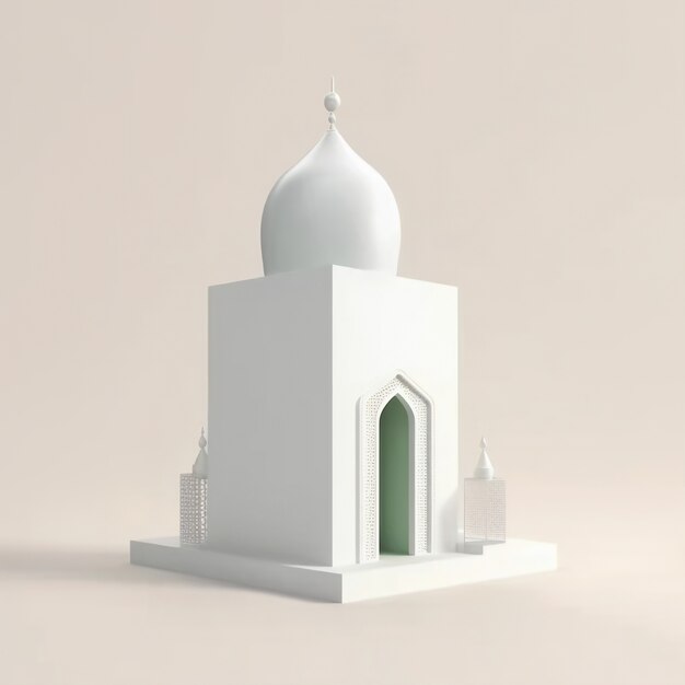 Still life of the islamic church building