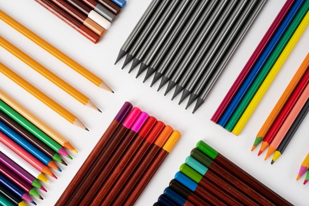 Still life of pencils