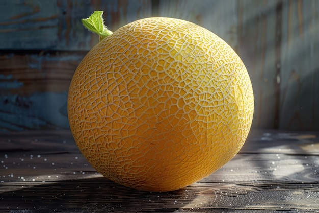 Free photo still life of photorealistic cantaloupe melon