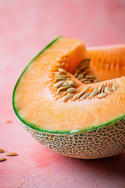 Free Photo still life of photorealistic cantaloupe melon