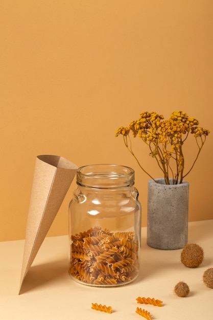 Free photo still life of refillable and reusable container