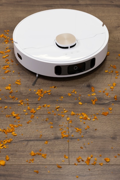 Still life of robotic vacuum