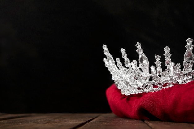 Free photo still life of ruler crown