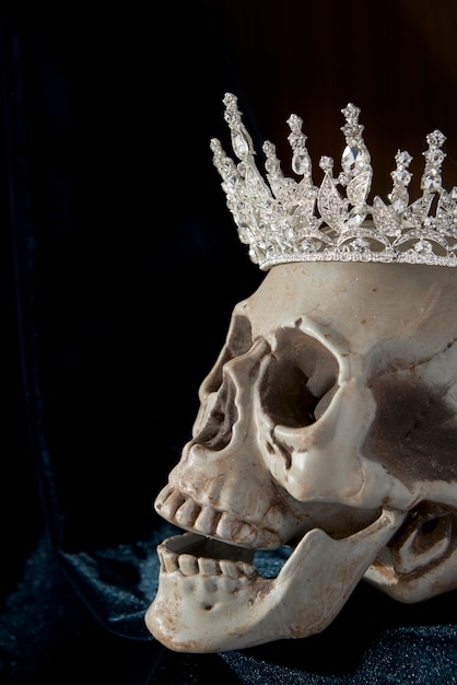 Free photo still life of ruler crown