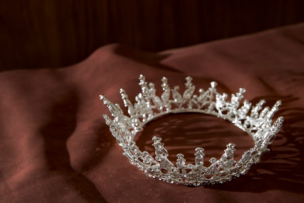 Free Photo still life of ruler crown