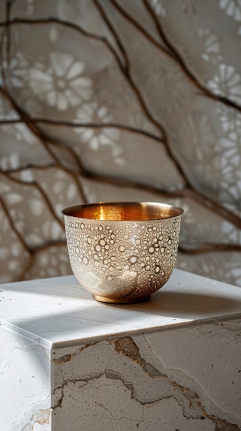 Free Photo still life scene with tea and cup for drinking