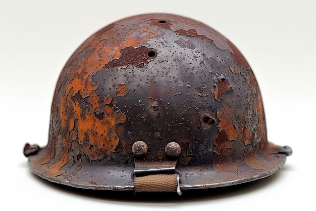 Still life of soldier helmet