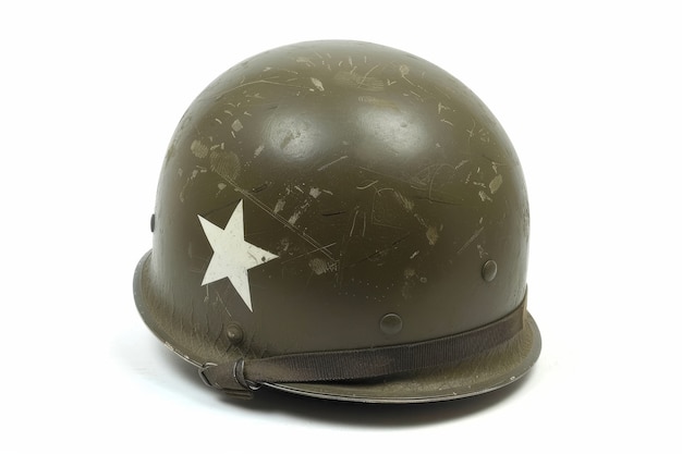 Free photo still life of soldier helmet