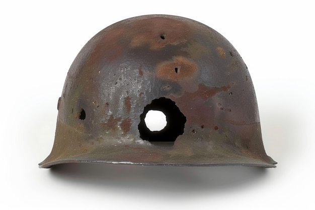 Free Photo still life of soldier helmet