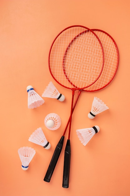 Free Photo still life sport assortment