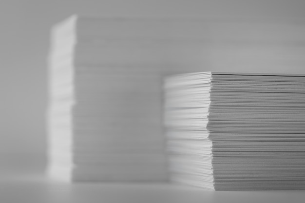 Free photo still life of stacks of papers and documents