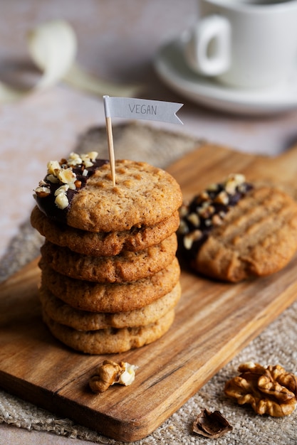 Free Photo still life of vegan bakery