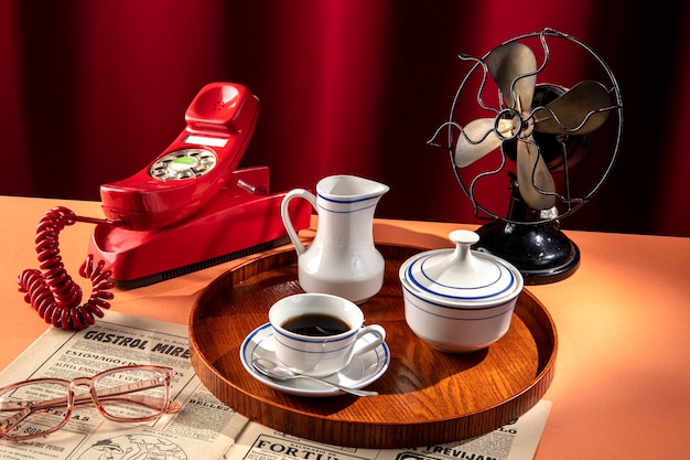 Still life of vintage objects