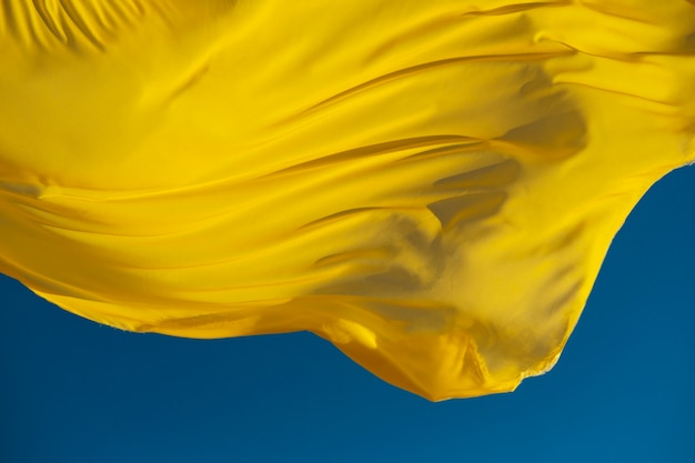 Free photo still life of waving fabric in the wind