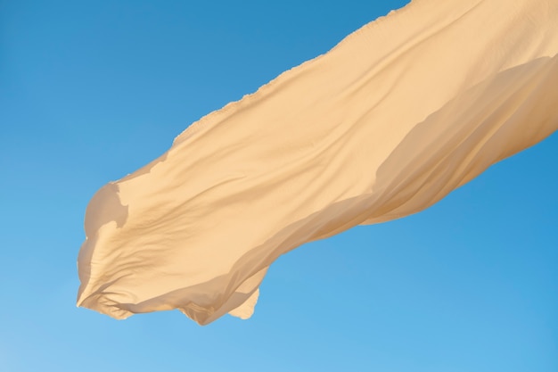 Free Photo still life of waving fabric in the wind