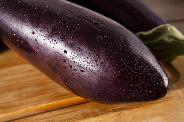 Still life with delicious eggplant