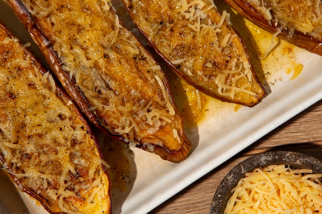 Still life with delicious eggplant