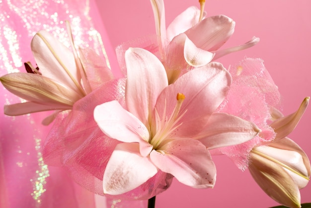 Still life with flower arrangement