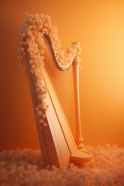 Free Photo still life with musical instrument