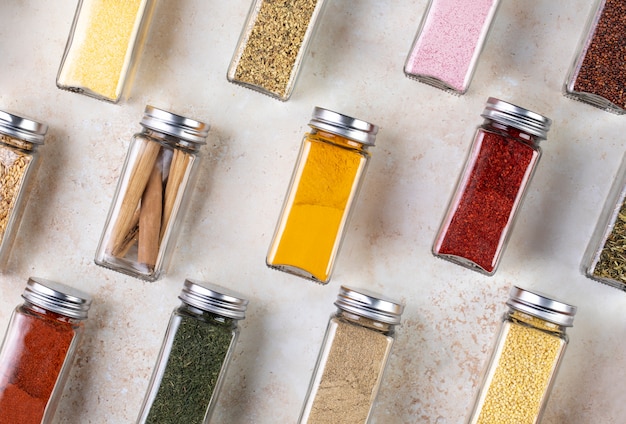 Free photo still life with various spices