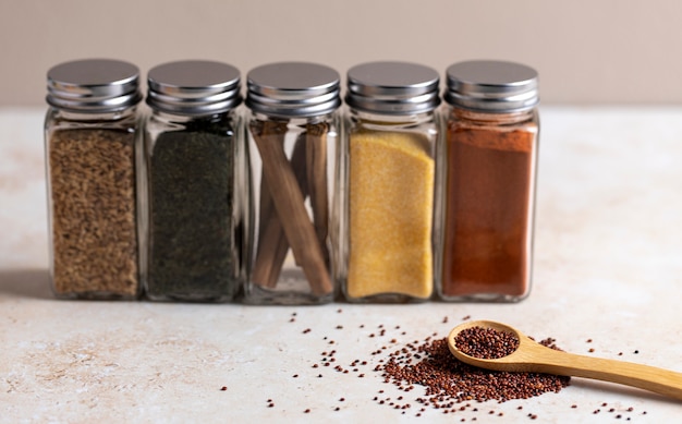 Still life with various spices