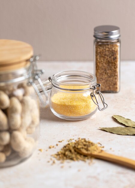 Still life with various spices