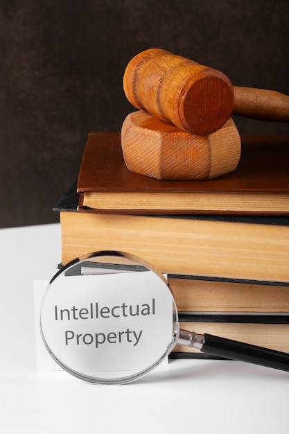 Free photo still life of world intellectual property day