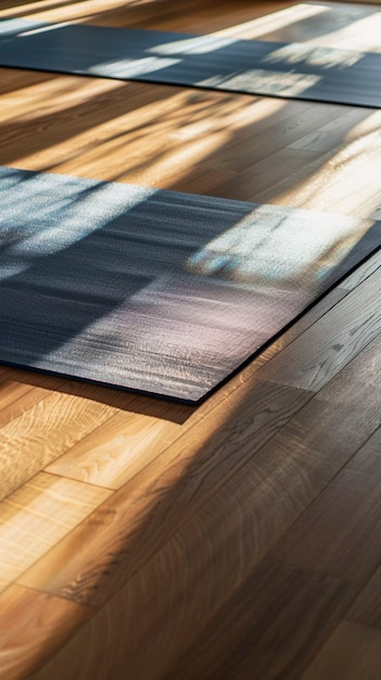 Still life of yoga equipment