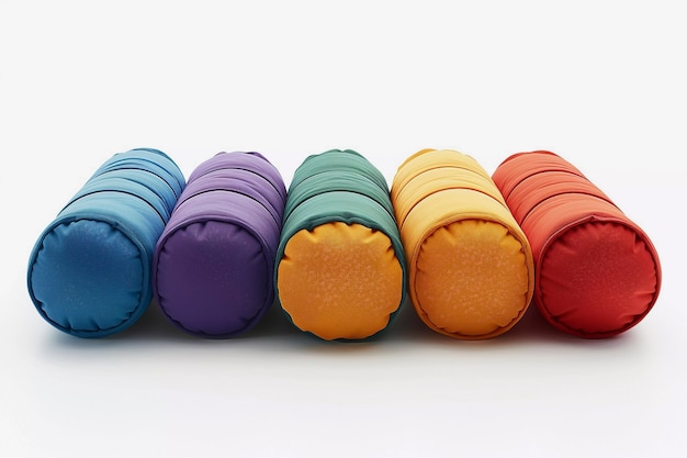 Free photo still life of yoga equipment