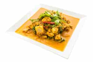 Free photo stir fried crab with curry