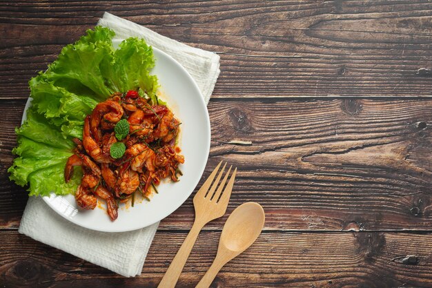 Stir Fried Shrimp with Chili Paste