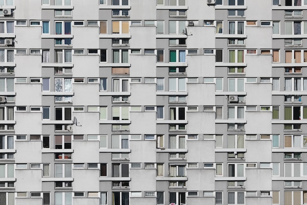 Stock photo of facade of modern residential or hotel building