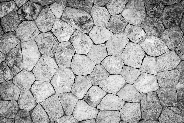 Stone surface in black and white