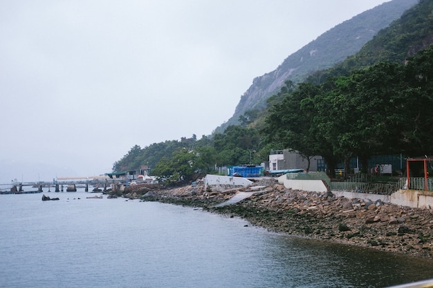 Stones on the coast of the sea