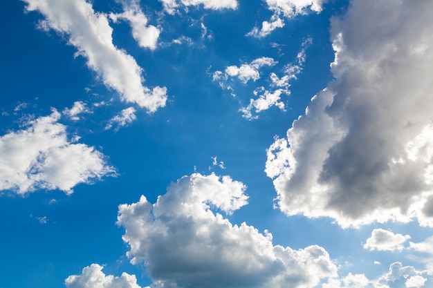 Free photo storm clouds with a blue sky background