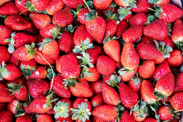 Free photo strawberries surface strawberry