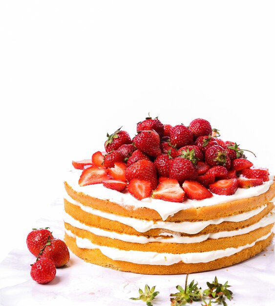 Strawberry cake