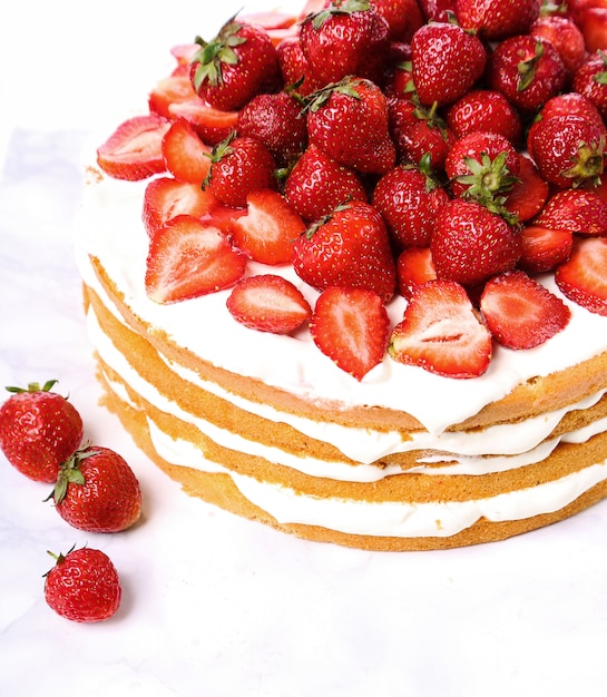 Strawberry cake