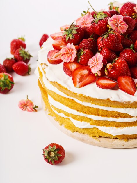 Strawberry cake