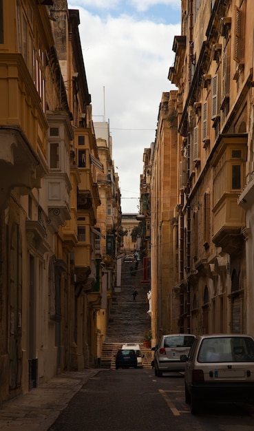 Street in an old European town