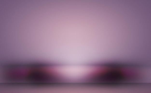 Free photo studio background concept abstract empty light gradient purple studio room background for product pl