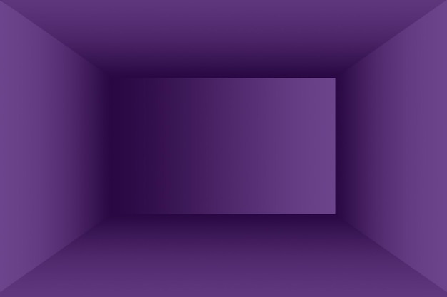 Free photo studio background concept - abstract empty light gradient purple studio room background for product. plain studio background.