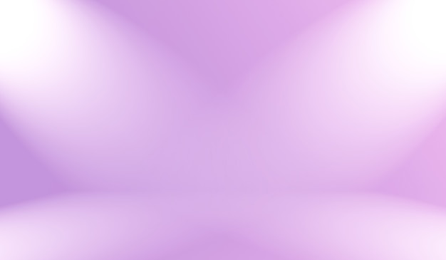 Free Photo studio background concept - abstract empty light gradient purple studio room background for product.