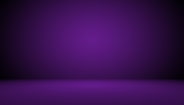 Free photo studio background concept  dark gradient purple studio room background for product