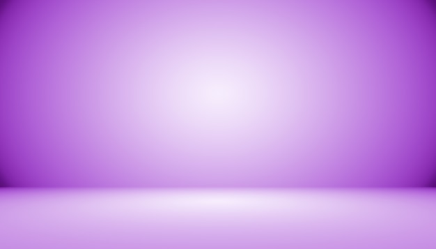 Free photo studio background concept - dark gradient purple studio room background for product.